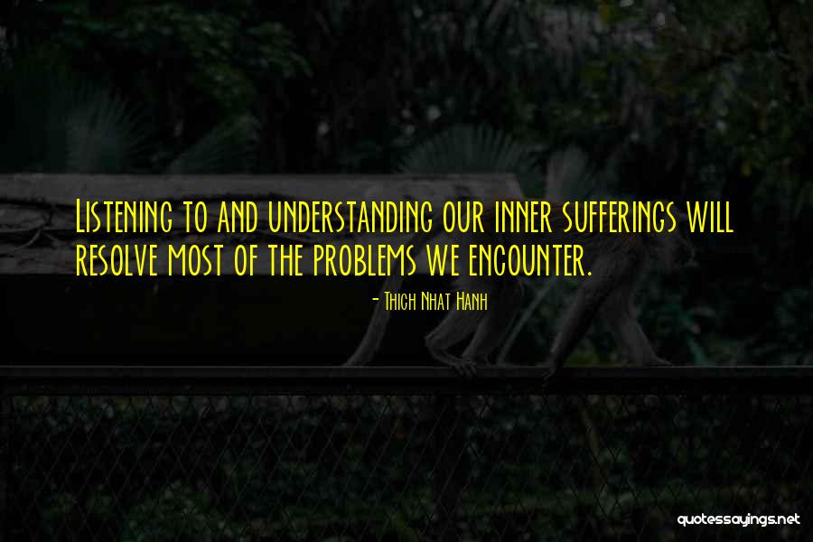 Listening To Others Problems Quotes By Thich Nhat Hanh