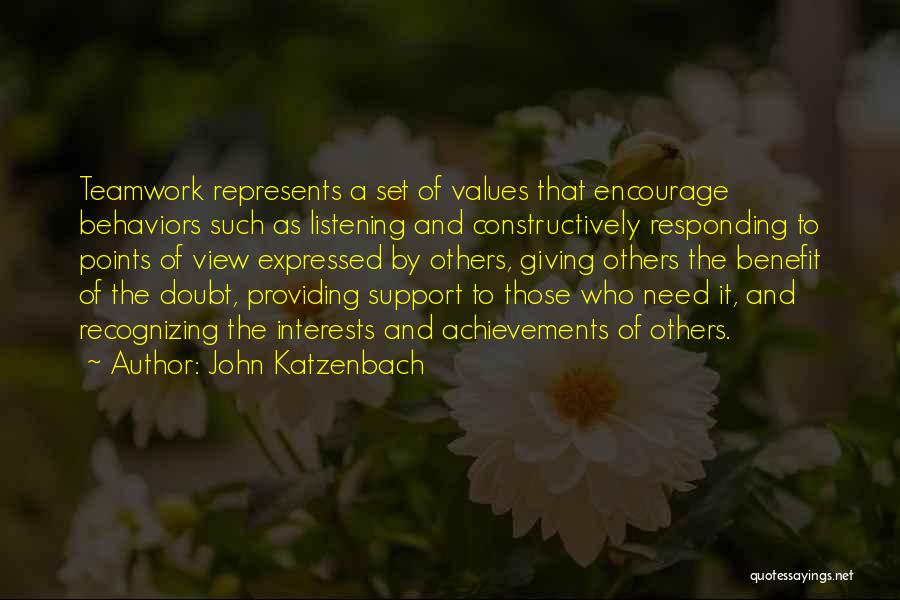 Listening To Others Quotes By John Katzenbach