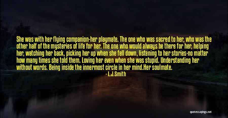 Listening To Stories Quotes By L.J.Smith Listening To Stories Quotes By L.J.Smith