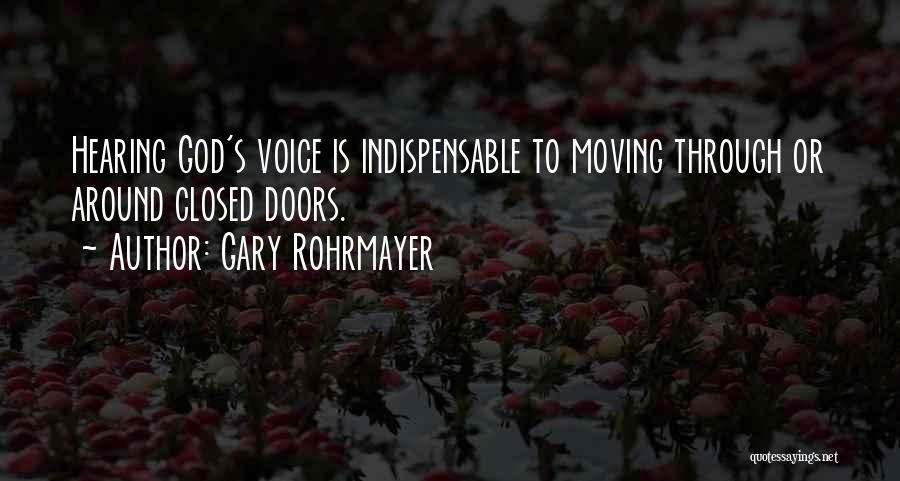 Listening Vs Hearing Quotes By Gary Rohrmayer