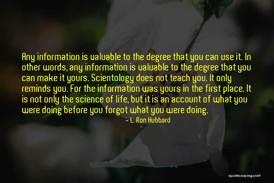Listeria Contamination Quotes By L. Ron Hubbard Listeria Contamination Quotes By L. Ron Hubbard