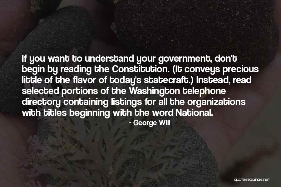 Listings 2 Quotes By George Will Listings 2 Quotes By George Will