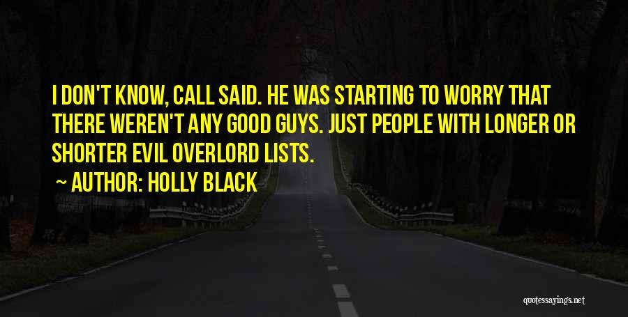 Lists Of Good Quotes By Holly Black