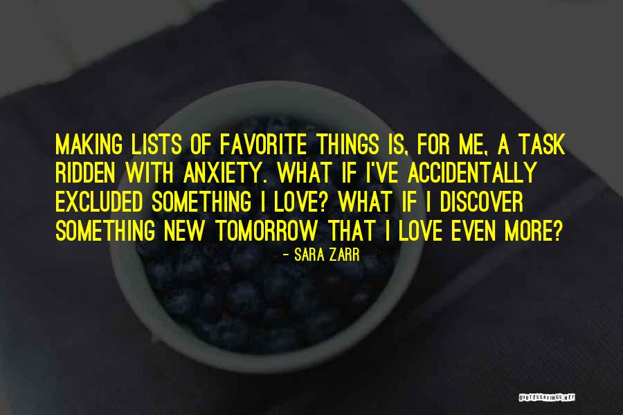 Lists Of Love Quotes By Sara Zarr