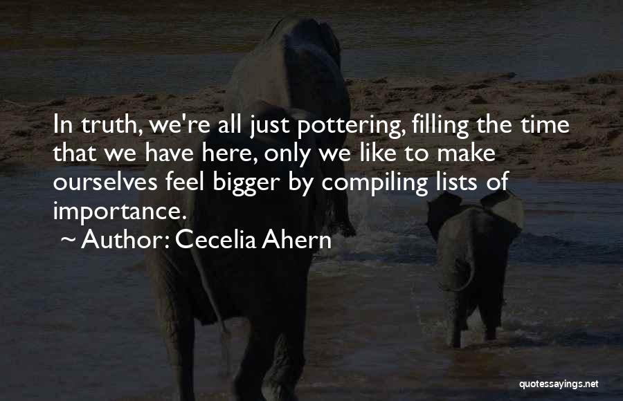 Lists Quotes By Cecelia Ahern