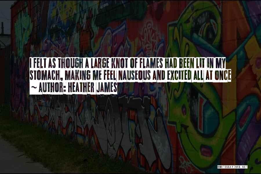 Lit A Fire Quotes By Heather James
