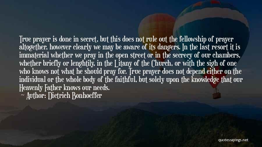 Litany Quotes By Dietrich Bonhoeffer