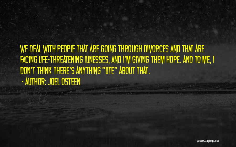 Lite Quotes By Joel Osteen