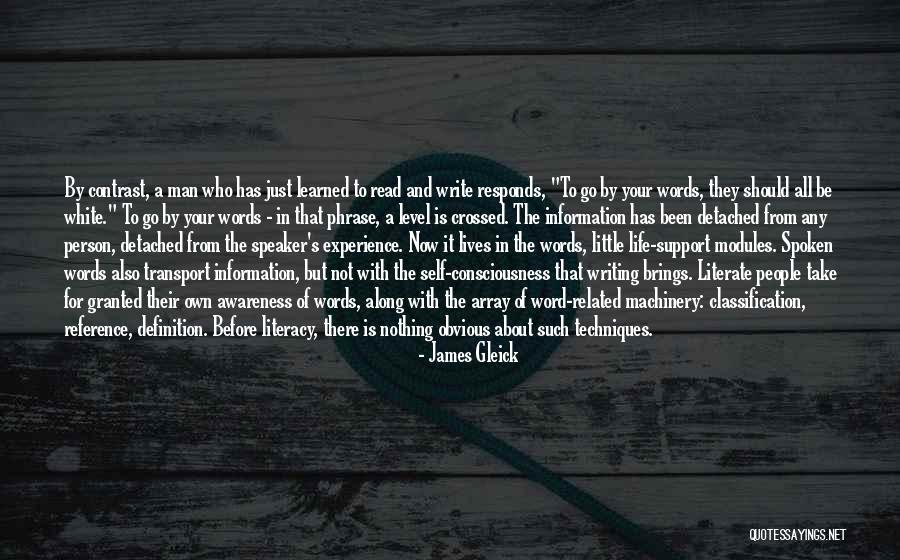 Literacy And Writing Quotes By James Gleick