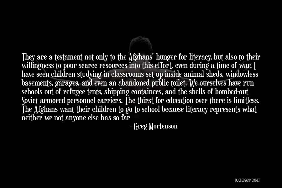 Literacy For Children Quotes By Greg Mortenson Literacy For Children Quotes By Greg Mortenson
