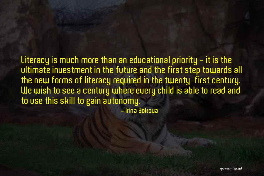 Literacy For Children Quotes By Irina Bokova Literacy For Children Quotes By Irina Bokova