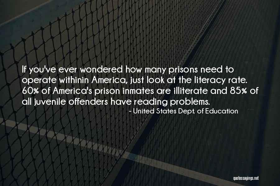 Literacy In America Quotes By United States Dept. Of Education Literacy In America Quotes By United States Dept. Of Education