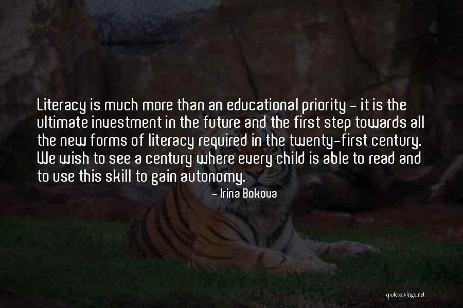 Literacy Skills Quotes By Irina Bokova Literacy Skills Quotes By Irina Bokova