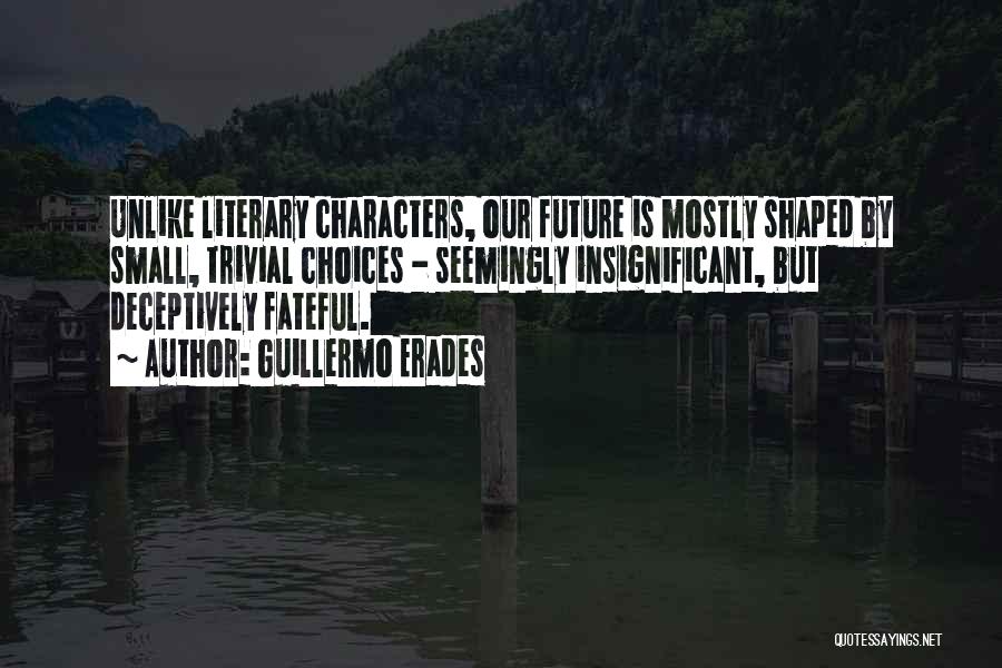 Literary Characters Quotes By Guillermo Erades