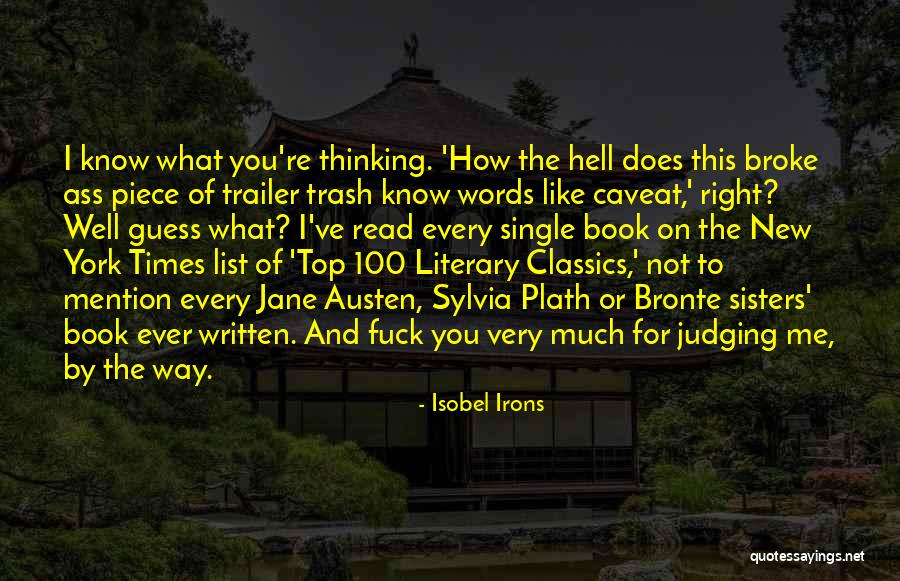 Literary Classics Quotes By Isobel Irons Literary Classics Quotes By Isobel Irons
