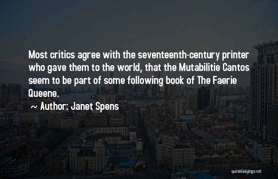 Literary Criticism Quotes By Janet Spens