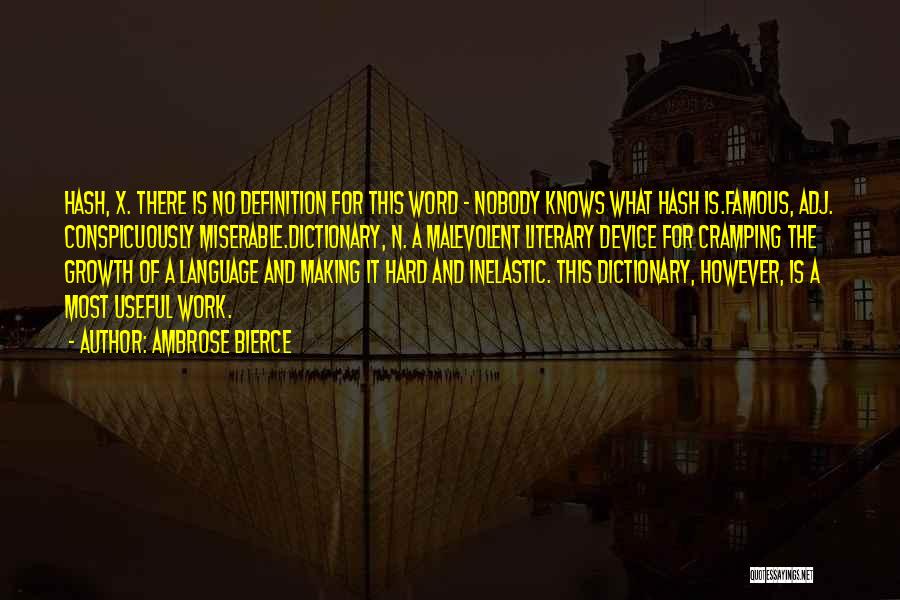 Literary Device Quotes By Ambrose Bierce