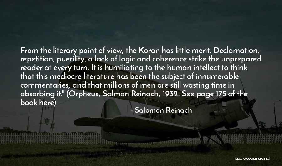 Literary History Quotes By Salomon Reinach Literary History Quotes By Salomon Reinach
