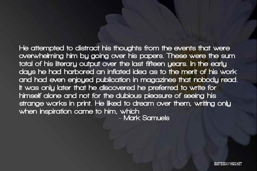 Literary Magazines Quotes By Mark Samuels Literary Magazines Quotes By Mark Samuels