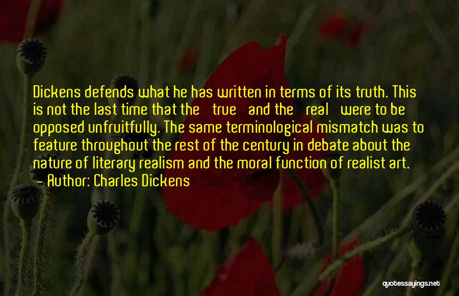 Literary Terms Quotes By Charles Dickens
