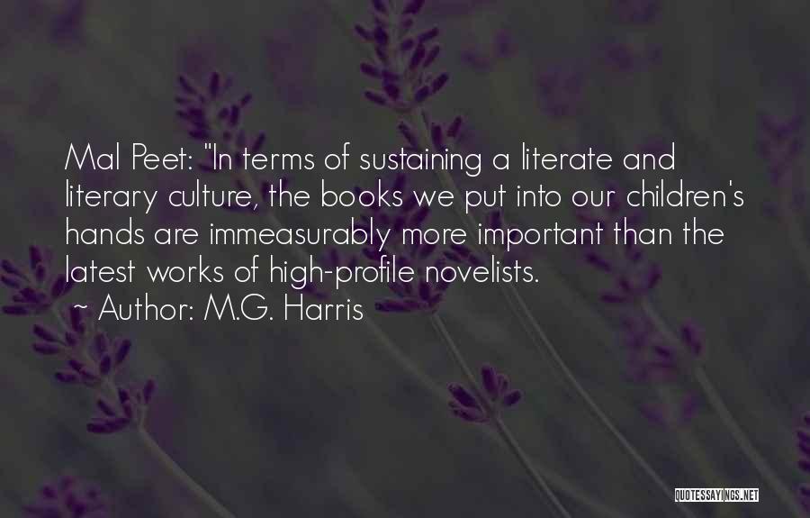 Literary Terms Quotes By M.G. Harris