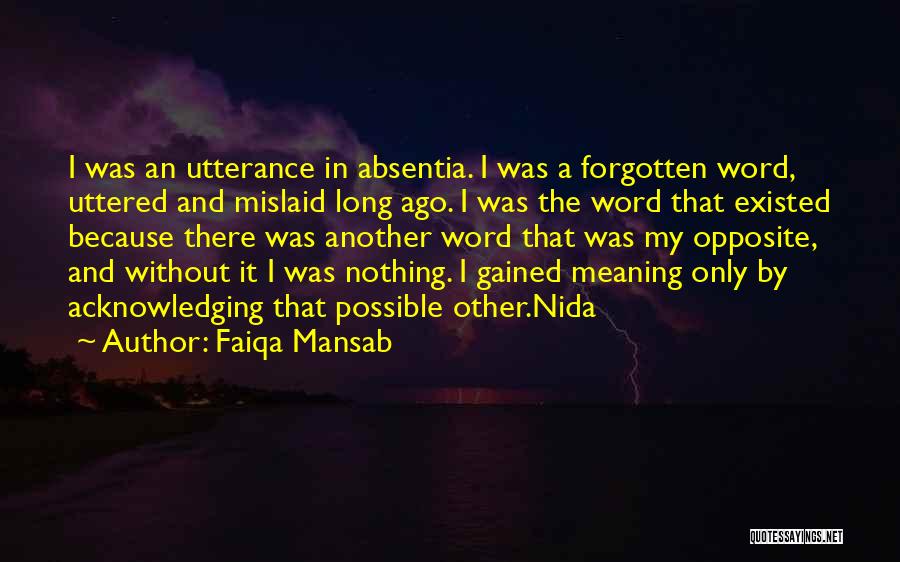 Literary Tragedy Quotes By Faiqa Mansab