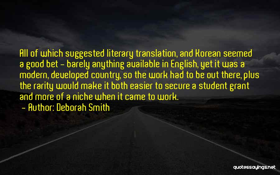 Literary Translation Quotes By Deborah Smith