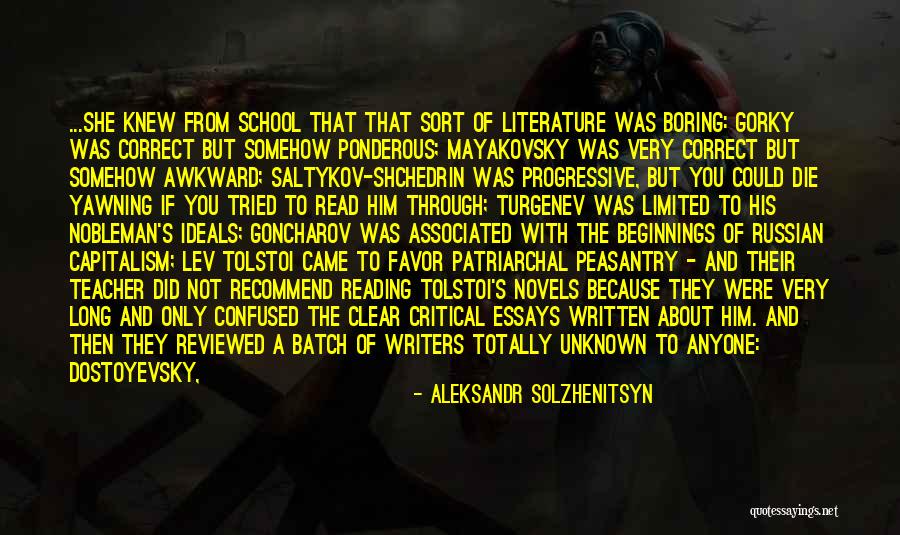 Literary Works Quotes By Aleksandr Solzhenitsyn Literary Works Quotes By Aleksandr Solzhenitsyn