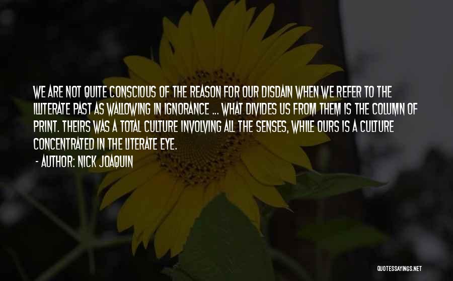 Literate And Illiterate Quotes By Nick Joaquin