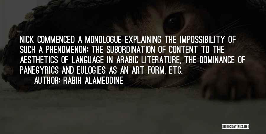 Literature And Art Quotes By Rabih Alameddine