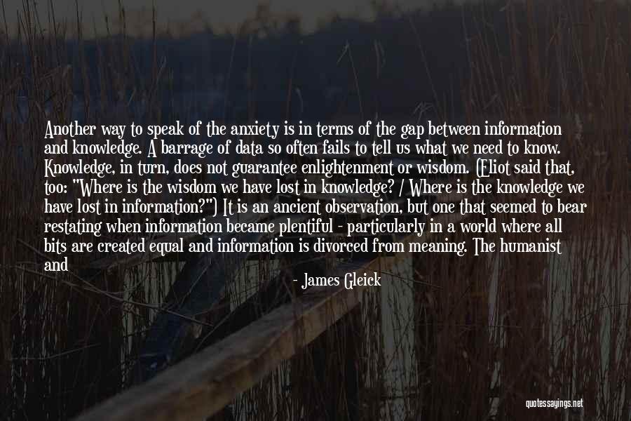 Literature And Knowledge Quotes By James Gleick