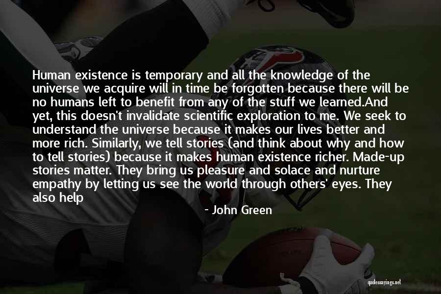 Literature And Knowledge Quotes By John Green