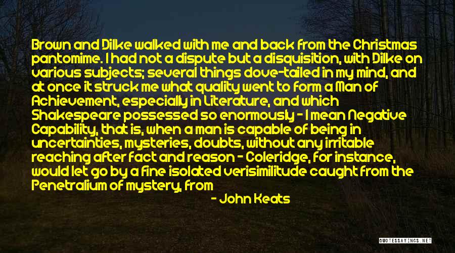 Literature And Knowledge Quotes By John Keats