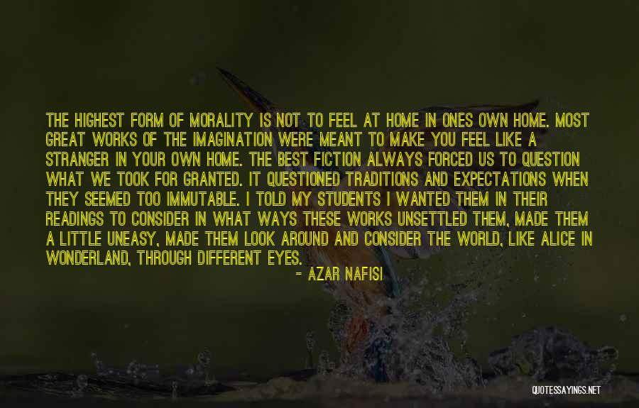 Literature And Morality Quotes By Azar Nafisi Literature And Morality Quotes By Azar Nafisi