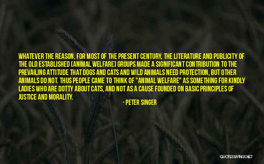 Literature And Morality Quotes By Peter Singer