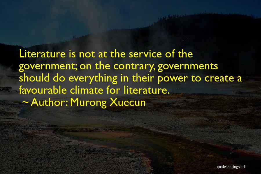 Literature And Politics Quotes By Murong Xuecun