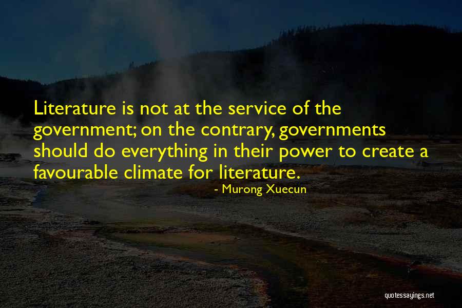 Literature And Politics Quotes By Murong Xuecun