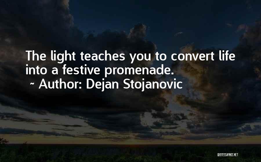 Literature And Teaching Quotes By Dejan Stojanovic