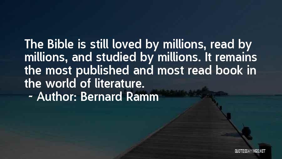 Literature And The World Quotes By Bernard Ramm