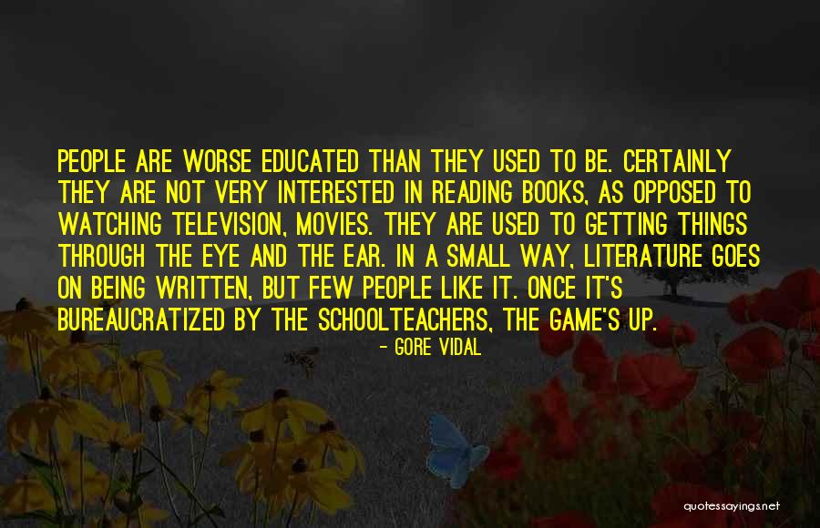 Literature Book Quotes By Gore Vidal Literature Book Quotes By Gore Vidal