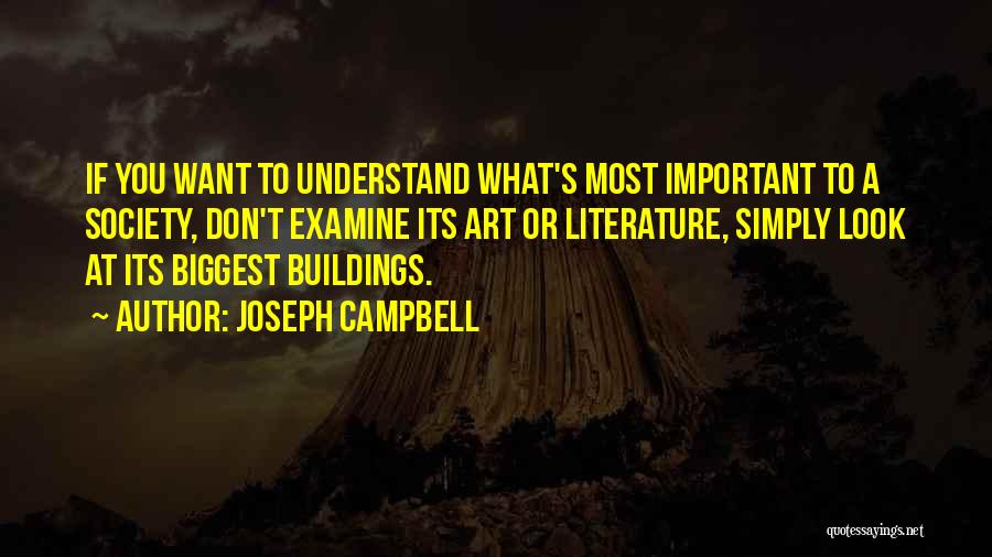 Literature Importance Quotes By Joseph Campbell