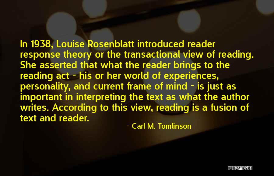 Literature Is Important Quotes By Carl M. Tomlinson Literature Is Important Quotes By Carl M. Tomlinson