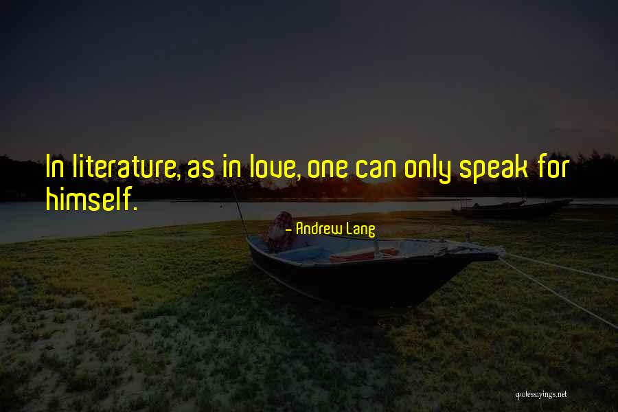 Literature Love Quotes By Andrew Lang