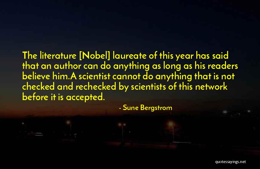 Literature Of Science Quotes By Sune Bergstrom Literature Of Science Quotes By Sune Bergstrom