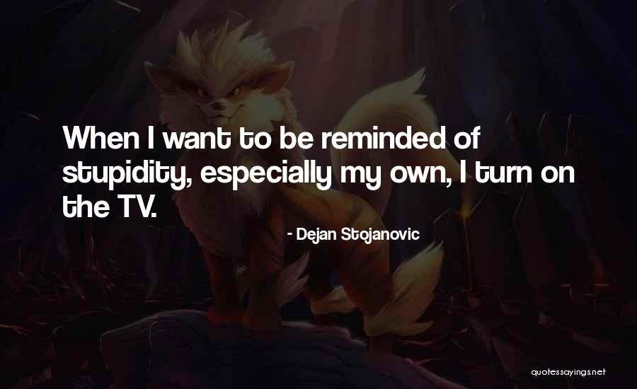 Literature Quotes By Dejan Stojanovic