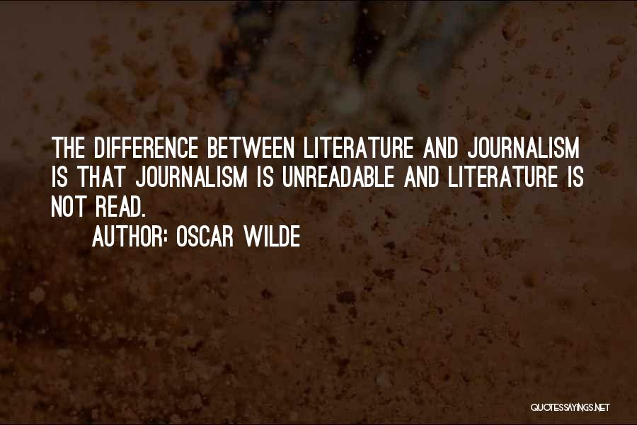 Literature Quotes By Oscar Wilde