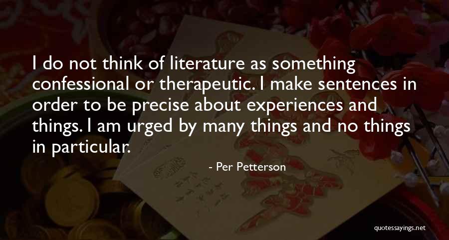 Literature Quotes By Per Petterson