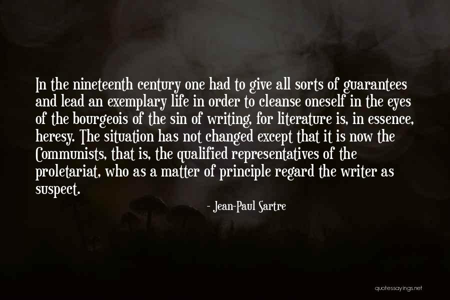 Literature That Changed Quotes By Jean-Paul Sartre Literature That Changed Quotes By Jean-Paul Sartre