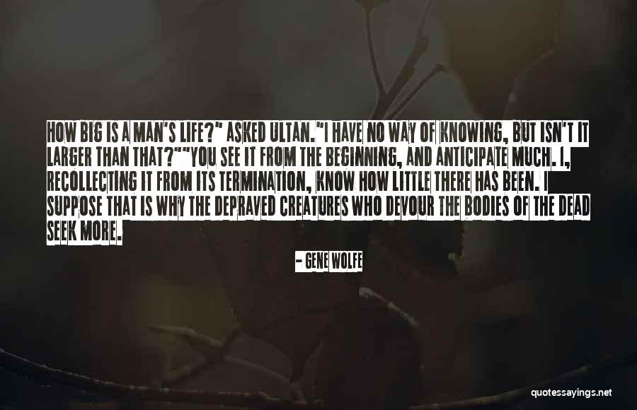 Little Beginning Quotes By Gene Wolfe Little Beginning Quotes By Gene Wolfe