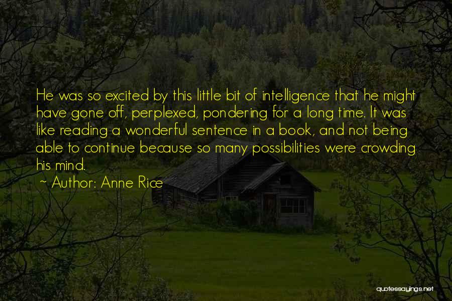 Little Bit Excited Quotes By Anne Rice